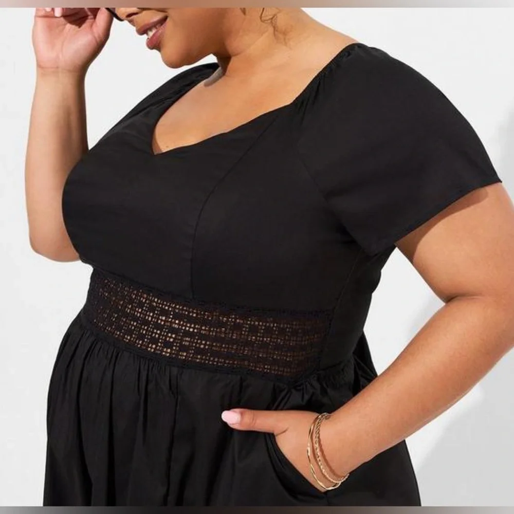 Torrid Black Midi Dress - Picture 2 of 16